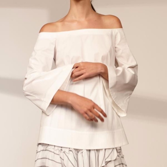 camilla & marc Tops - Camilla Marc C&M Melrose Off Shoulder Top White